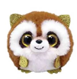 PELUCHE TY BEANIE BALLS - PICKPOCKET LE RATON LAVEUR  PUFFIES 4